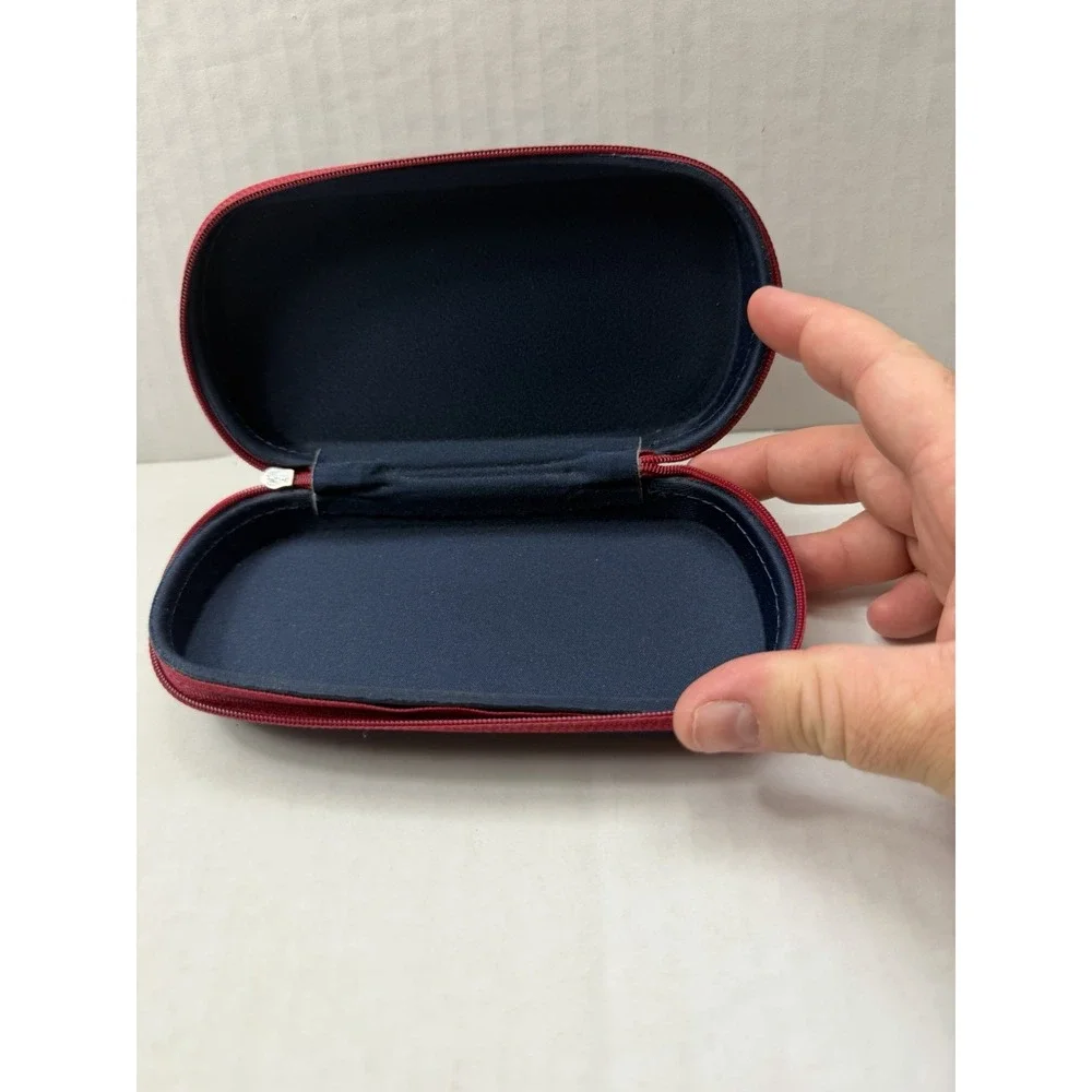 Tommy Jeans hardshell eye glasses case, blue/red